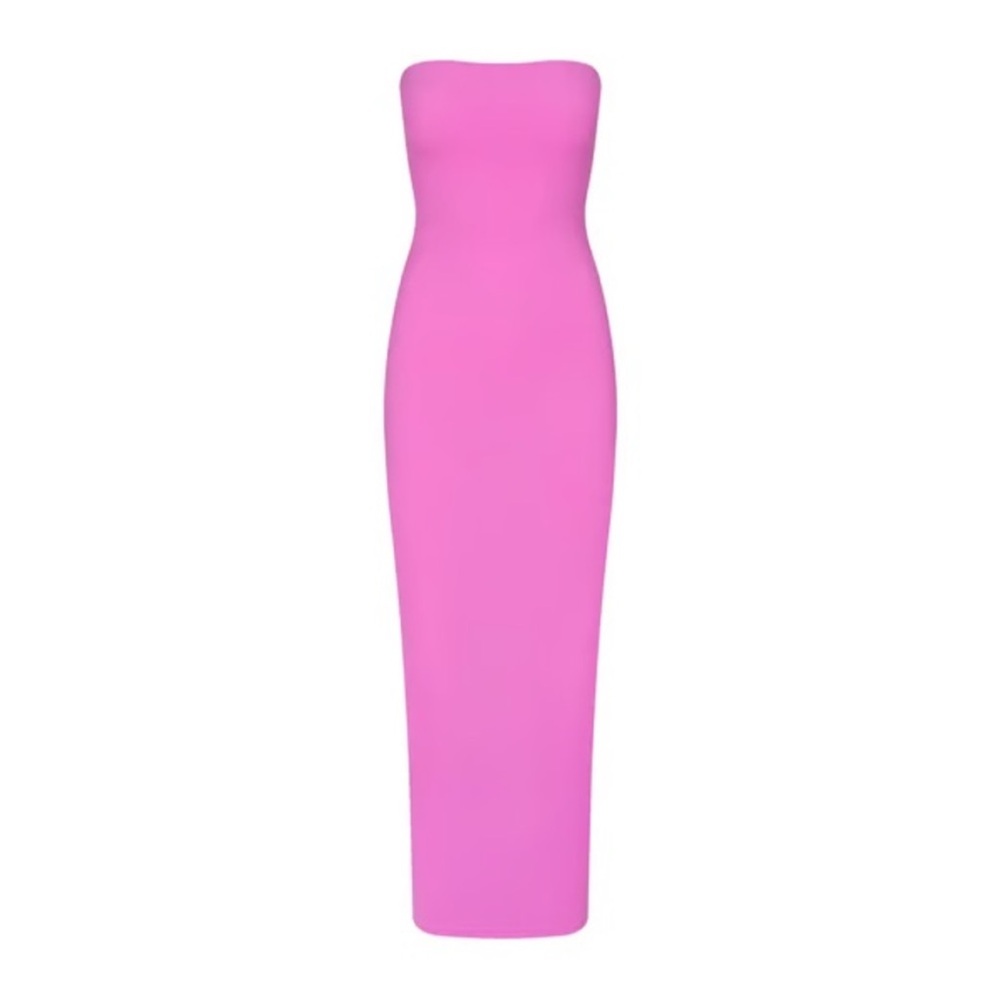 Skims Fits Everybody Tube Dress in Neon Orchid